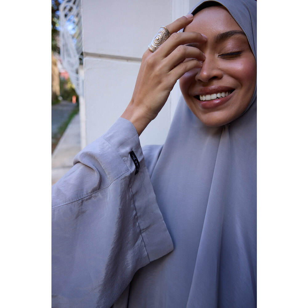 Âhu Cupra Büzgülü Abaya Takım