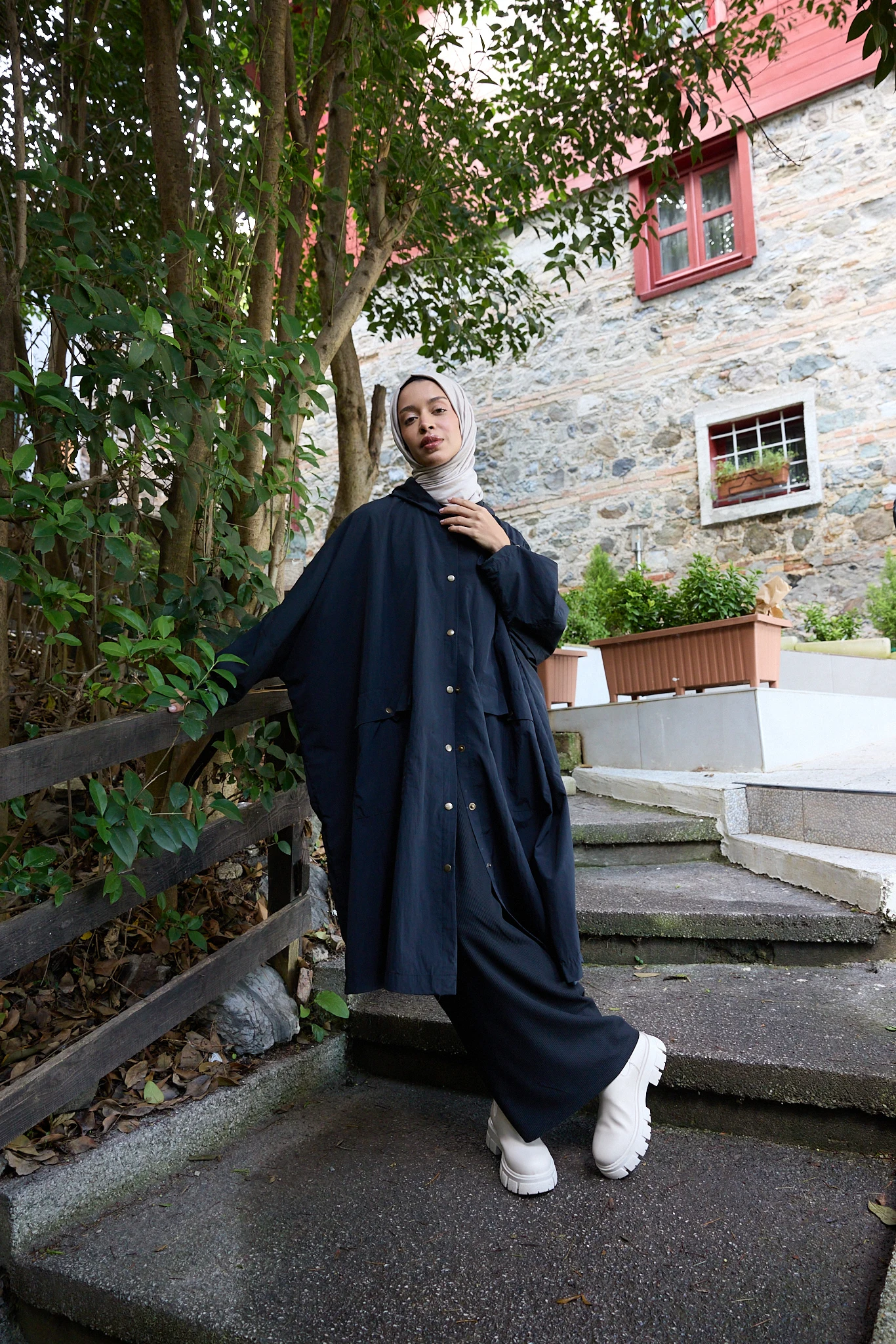 Su Geçirmez Yağmurluk - Haki