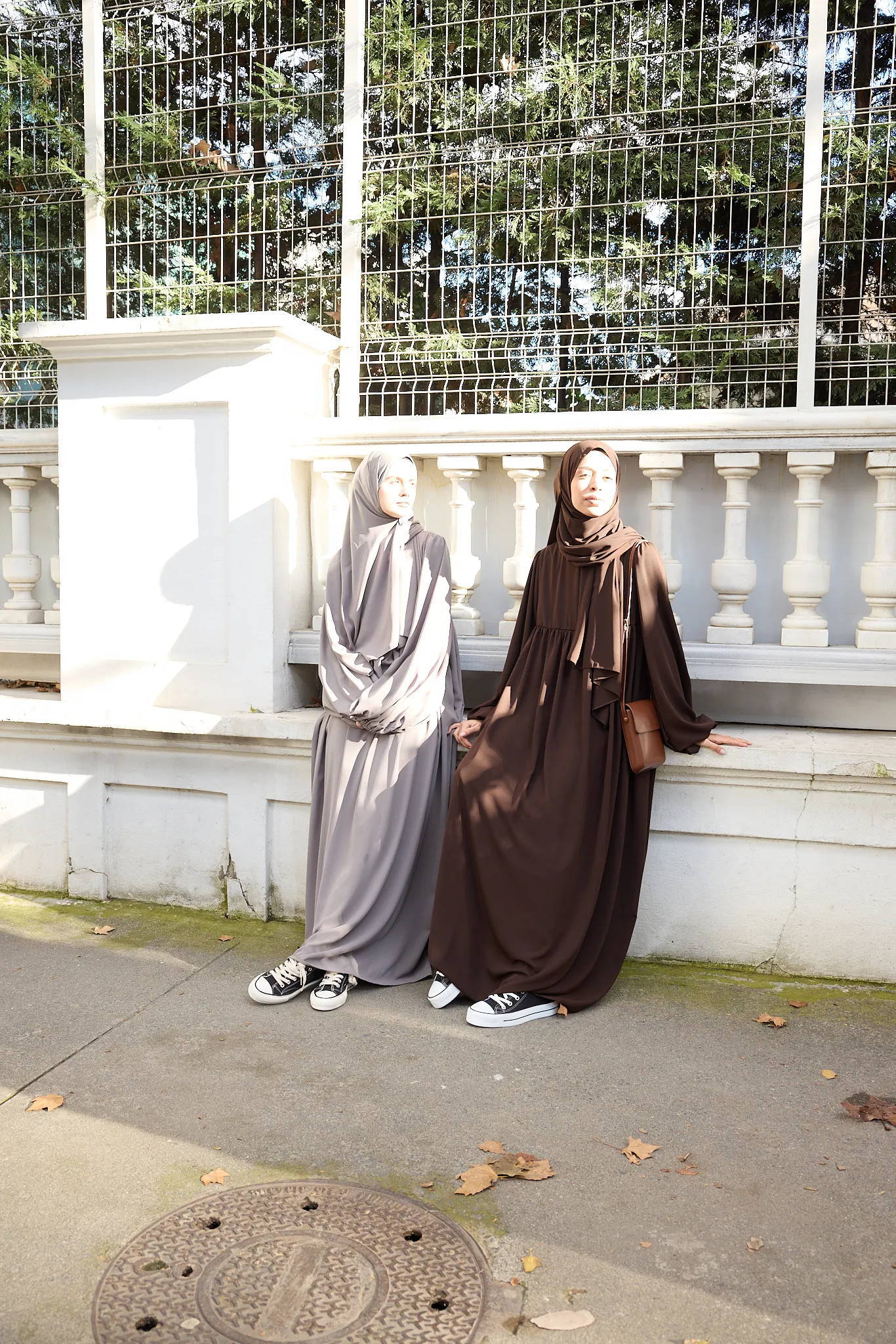 Balon Kol Büzgülü Medine İpeği - Acı Kahve