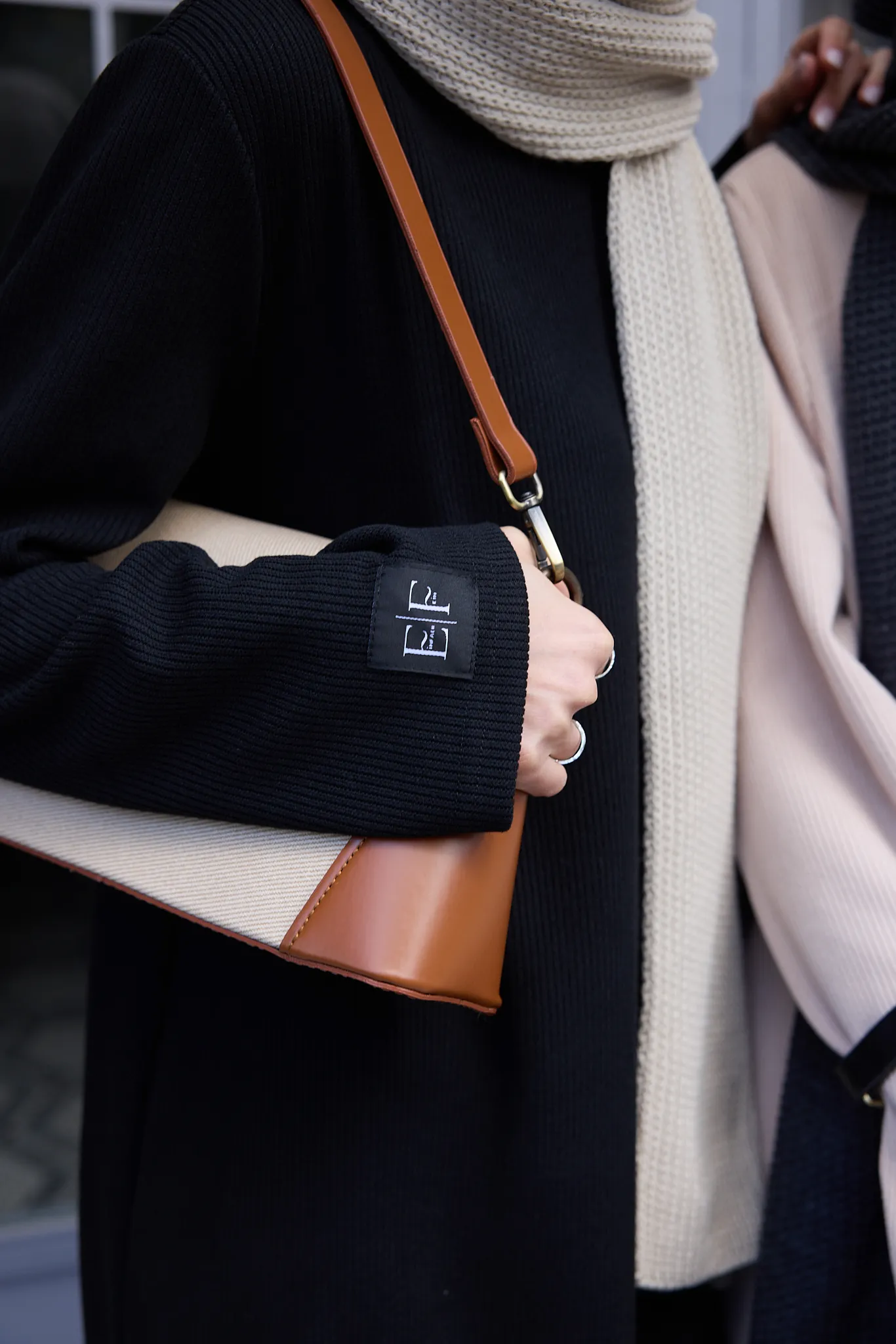 Triko Abaya Sweat - Siyah