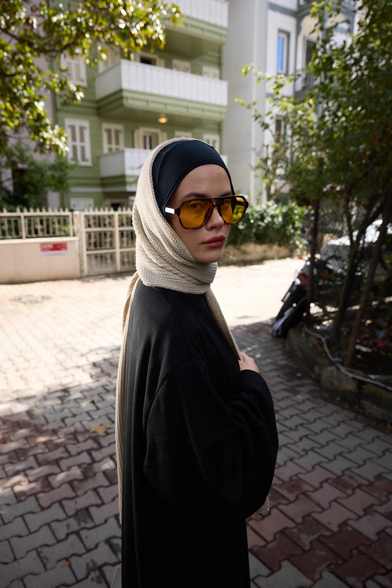 Triko Abaya Sweat - Siyah